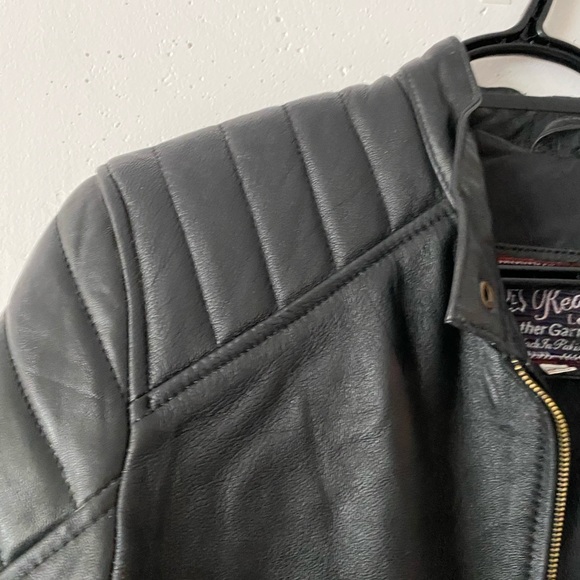 Real Leather Biker Jacket - Picture 5 of 7